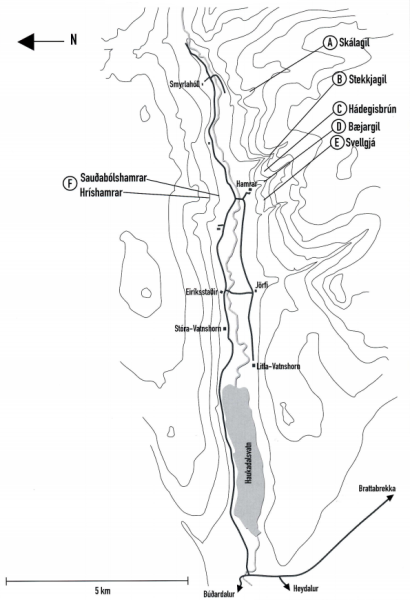 Haukadalur-map