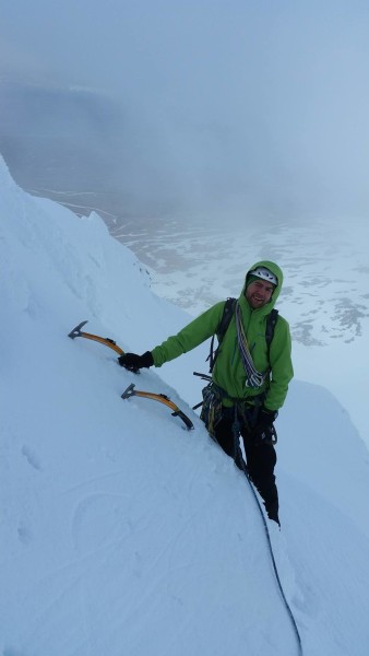 10. Ottó að koma upp í þriðja stans í Skarðshorni