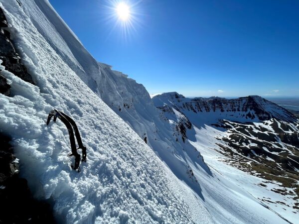 Horft yfir á Skessuhorn